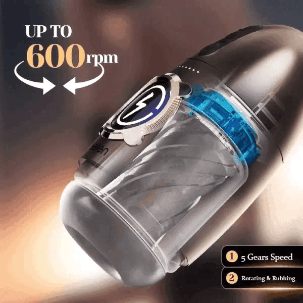 &Acirc;m đạo tự động cung cấp tới 600 v&ograve;ng quay mỗi ph&uacute;t để k&iacute;ch th&iacute;ch mạnh mẽ v&agrave; đều đặn.