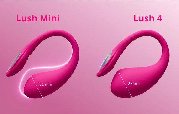 Lush Mini trứng rung nhỏ gọn silicon y tế cao cấp