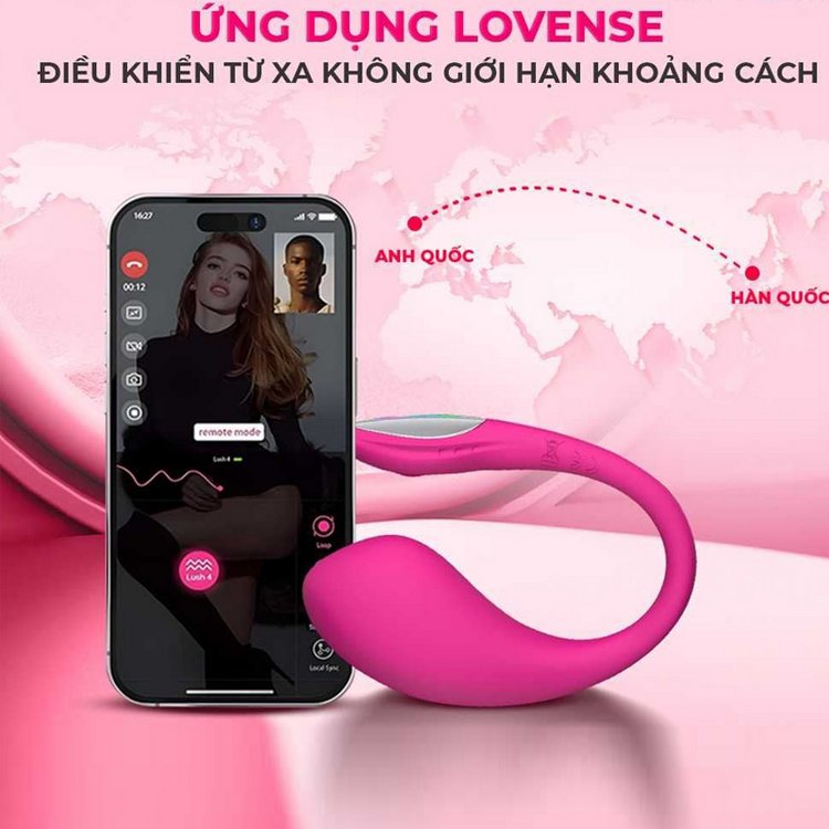 Trứng rung Lush Mini điều khiển từ xa qua app Lovense