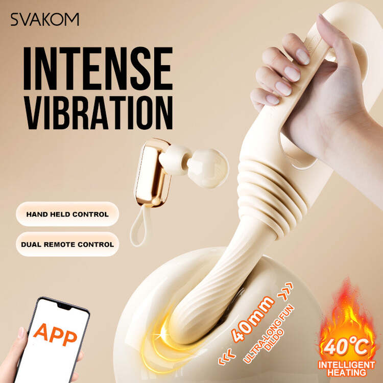 M&aacute;y thủ d&acirc;m nữ tự động SVAKOM Handy Thruster rung thụt gia nhiệt