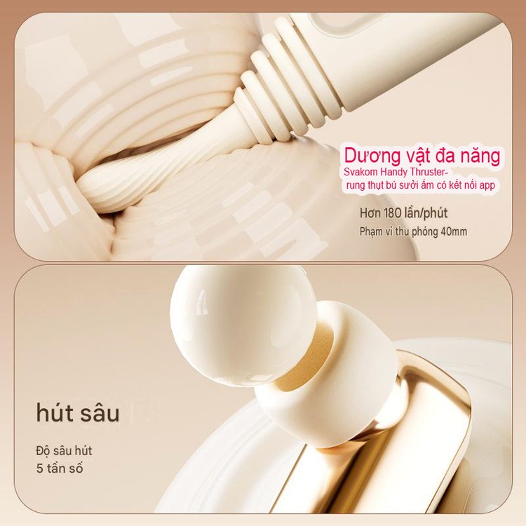 M&aacute;y thủ d&acirc;m nữ điều khiển bằng ứng dụng SVAKOM Handy Thruster