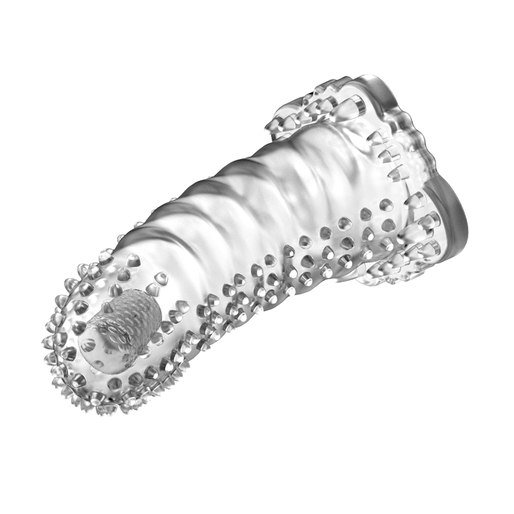 Bao đ&ocirc;n d&ecirc;n gai c&oacute; rung ở đầu Bvare Man, chất liệu cao su y tế co gi&atilde;n