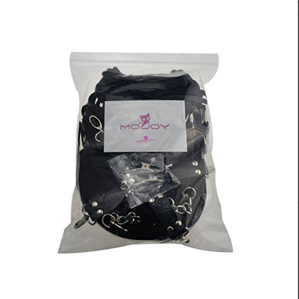 Bộ phụ kiện trói buộc – bịt mắt – roi da màu đen