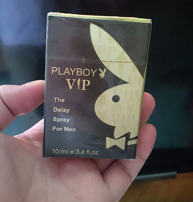 Chai xịt k&eacute;o d&agrave;i thời gian quan hệ Playboy Vip USA 10ml.