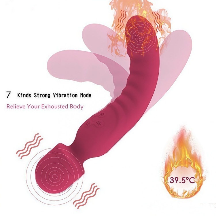 ch&agrave;y rung 2 đầu gi&aacute; rẻ sưởi ấm 39.5 độ silicone mềm
