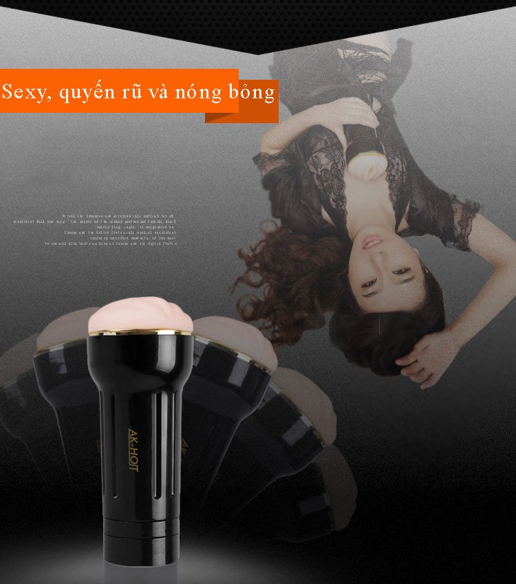 M&aacute;y thủ d&acirc;m nam AK-Hot chống thấm nước, rung kh&iacute;t cực sướng