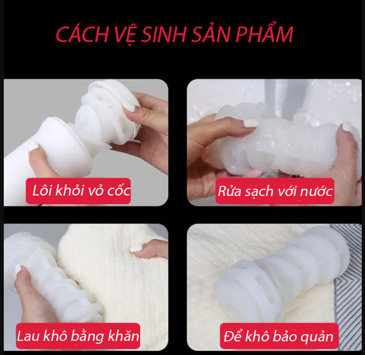 Cách sử dụng cốc thủ dâm Leten one