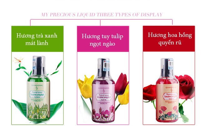  Dầu mát xa Quanshuang 200ml hương hoa tự nhiên cho cặp đôi