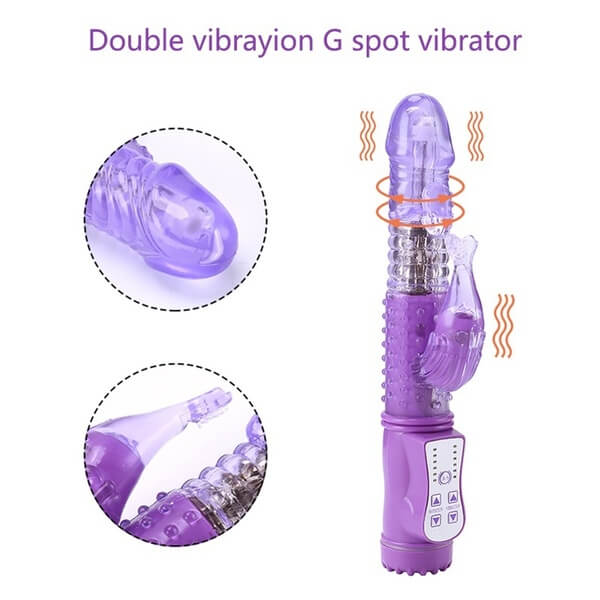 Dương vật đa năng rung xoay bi 360 độ kích thích điểm G cực mạnh