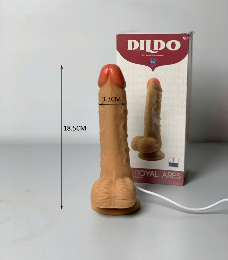 Dương vật giả với đường kính 3,3cm phù hợp với phụ nữ châu Á