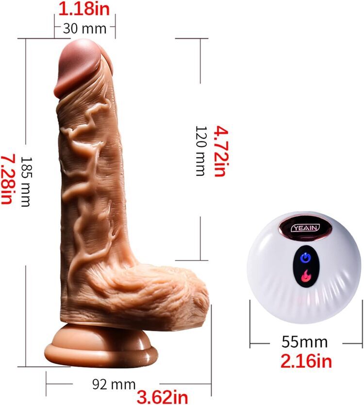 Remote điều khiển từ xa dương vật giả YEAIN DEVIL pin 23A