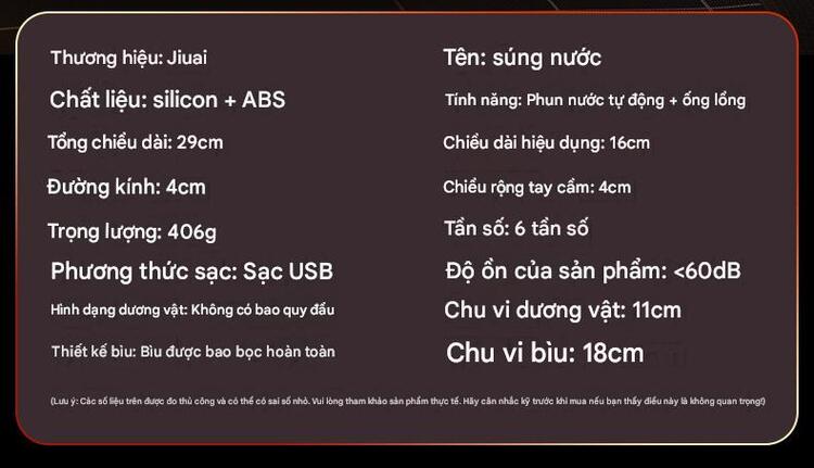 Sextoy nữ cao cấp Jiuai chống nước rung mạnh sạc USB