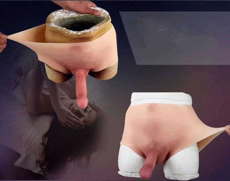 Dương vật giả liền quần da silicon mềm mịn như thật cho cặp đôi đồng tính