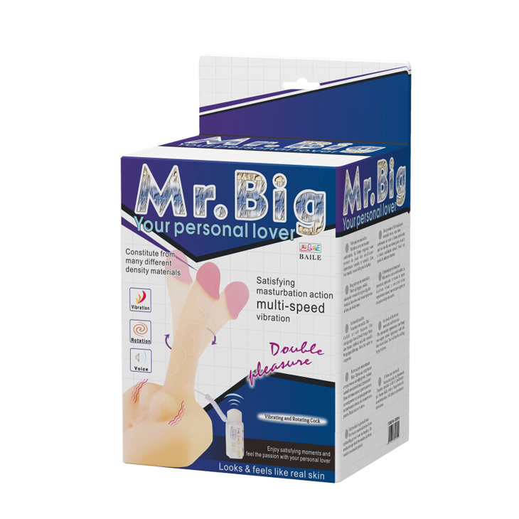 Dương vật giả Mr Big BAILE đế vững chắc, chạy bằng 4 pin AA, hỗ trợ nhiều tư thế