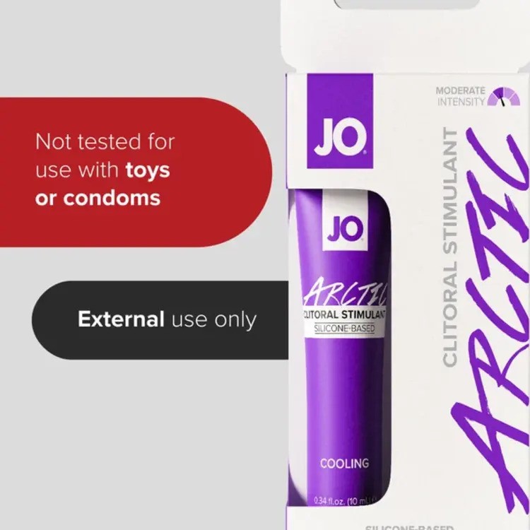 Gel cực kho&aacute;i JO Arctic gi&uacute;p tăng hưng phấn