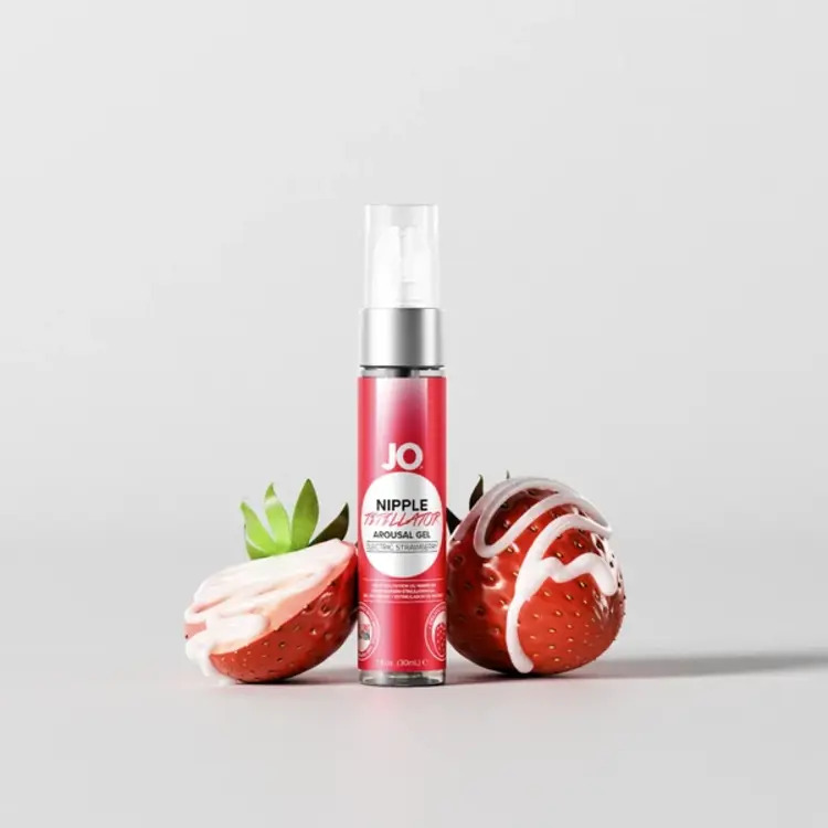 Gel kích thích núm vú Electric Strawberry
