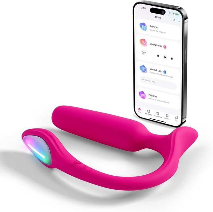 Lovense Lush Anal trứng rung hậu m&ocirc;n silicon mềm