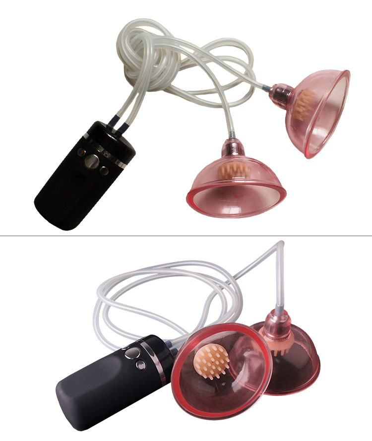 M&aacute;y h&uacute;t v&agrave; m&aacute;t xa nhũ hoa tăng k&iacute;ch thước v&ograve;ng 1 với bộ chụp silicone trong suốt v&agrave; điều khiển cầm tay.