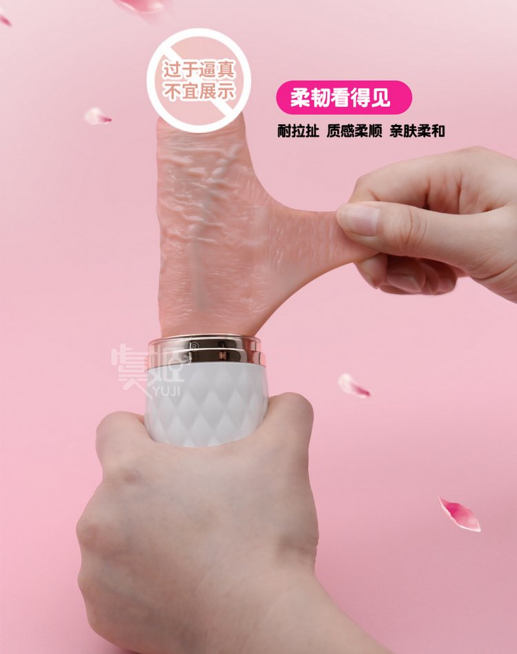 Dương vật silicone mềm mại mô phỏng như thật của máy làm tình Mini