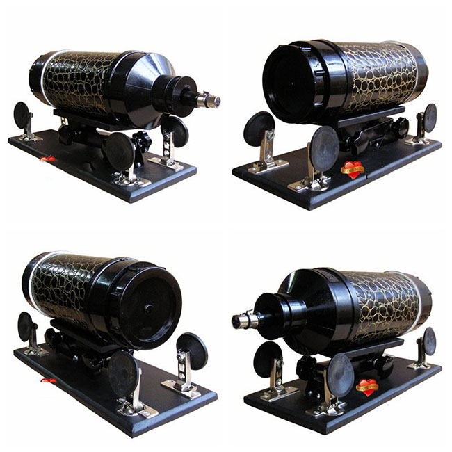 Bộ m&aacute;y Gun Power k&egrave;m dương vật silicone mềm