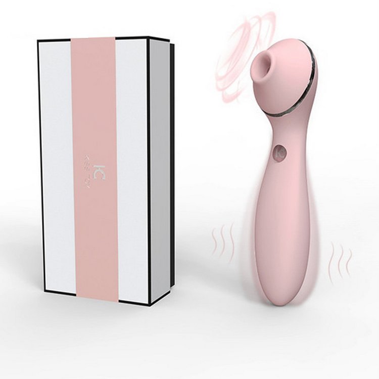 Máy rung bú làm ấm âm vật Kiss Toy có 2 mầu Hồng và Trắng