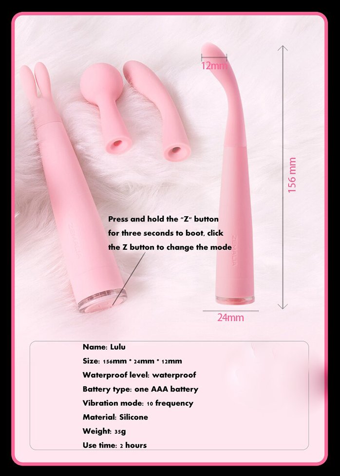 Zemalia Lulu &ndash; M&aacute;y massage &acirc;m vật mini cao cấp