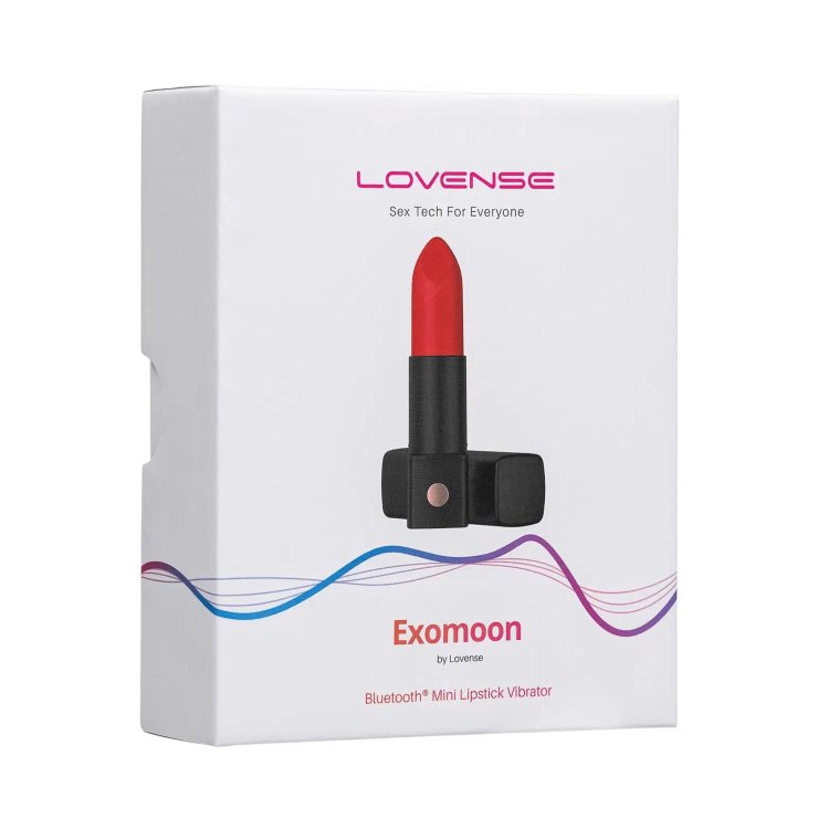 Máy rung môi mini Lovense Exomoon Thỏi son rung kín đáo điều khiển từ xa