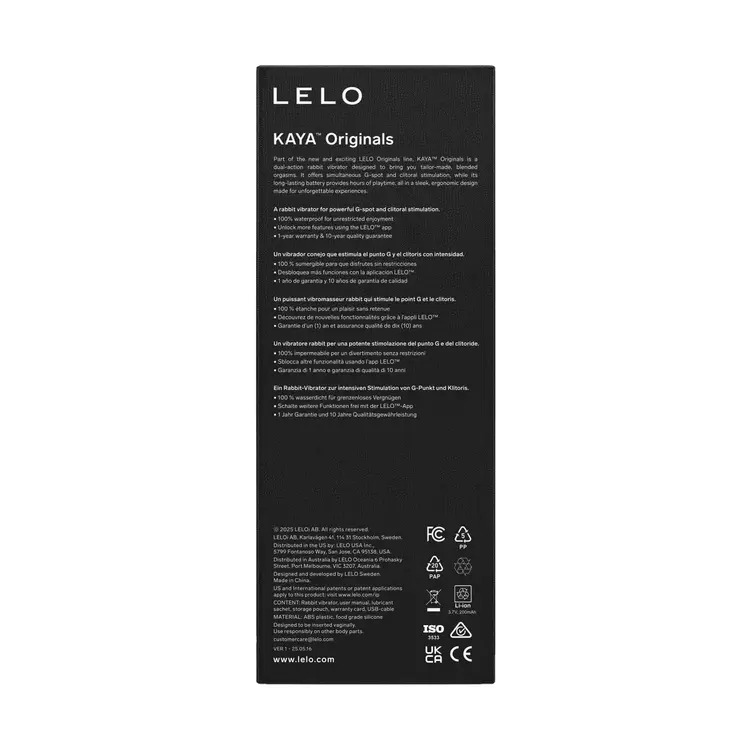 Máy rung LELO KAYA Originals silicone
