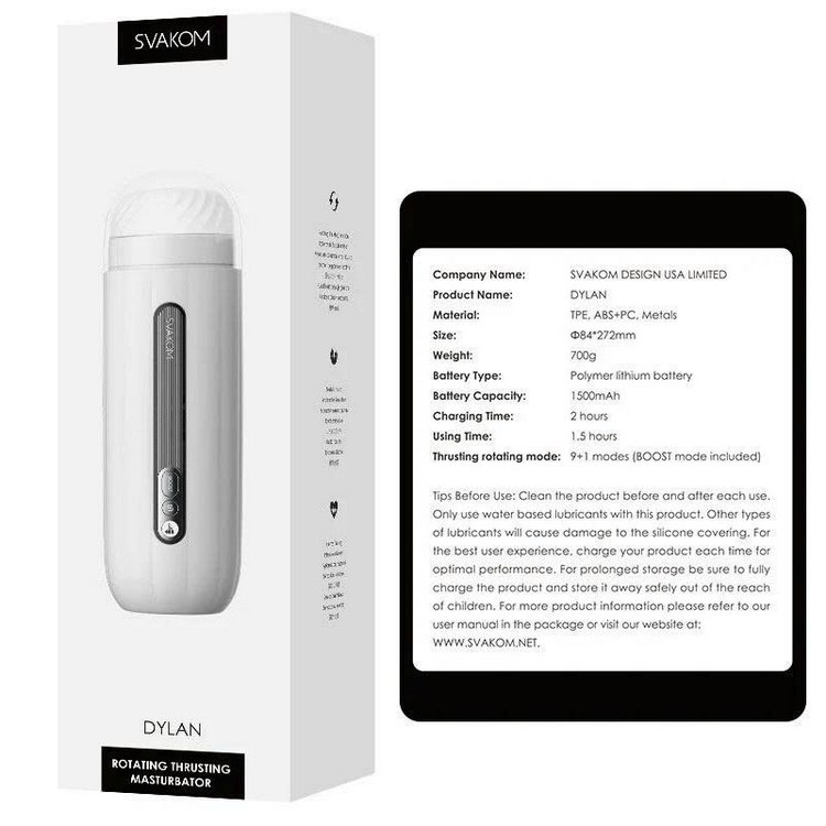 M&aacute;y thủ d&acirc;m Svakom Dylan m&agrave;n h&igrave;nh hiển thị chế độ v&agrave; pin