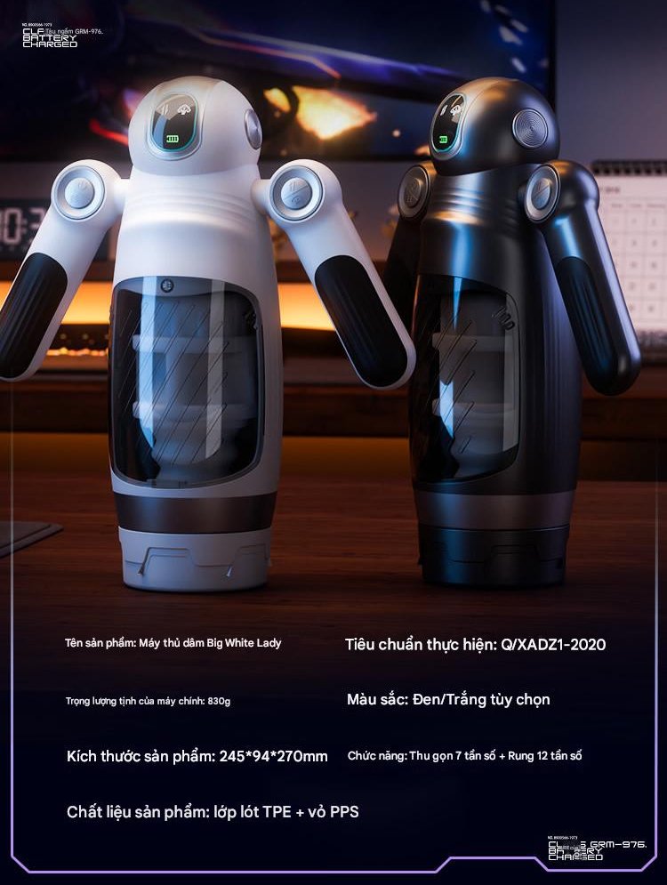 Máy thủ dâm robot Thiết kế hiện đại, dễ sử dụng