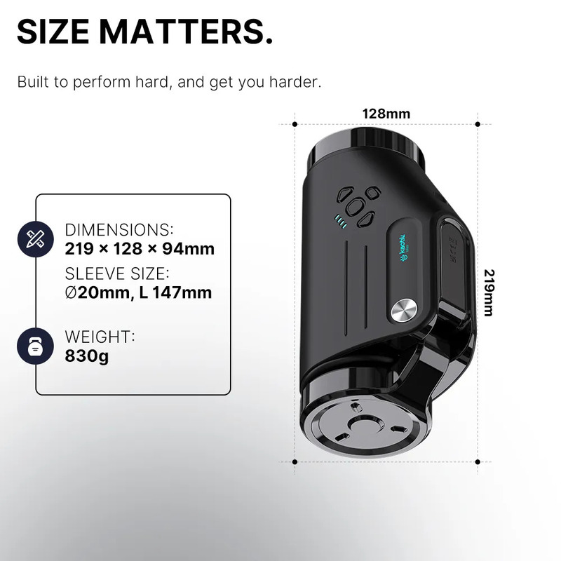 Máy thủ dâm SVAKOM KaotikLabs Shotty có quai cầm silicone