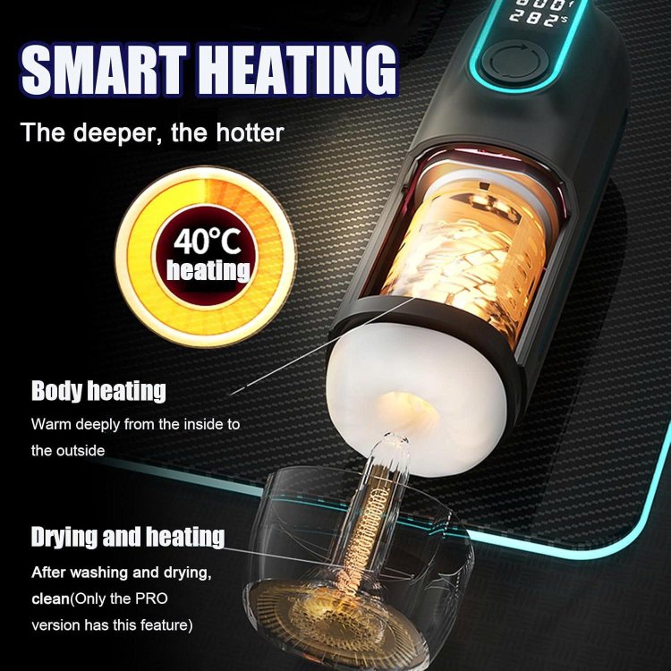 Buồng silicone rộng 40mm máy thủ dâm Leten Black Hole Pro