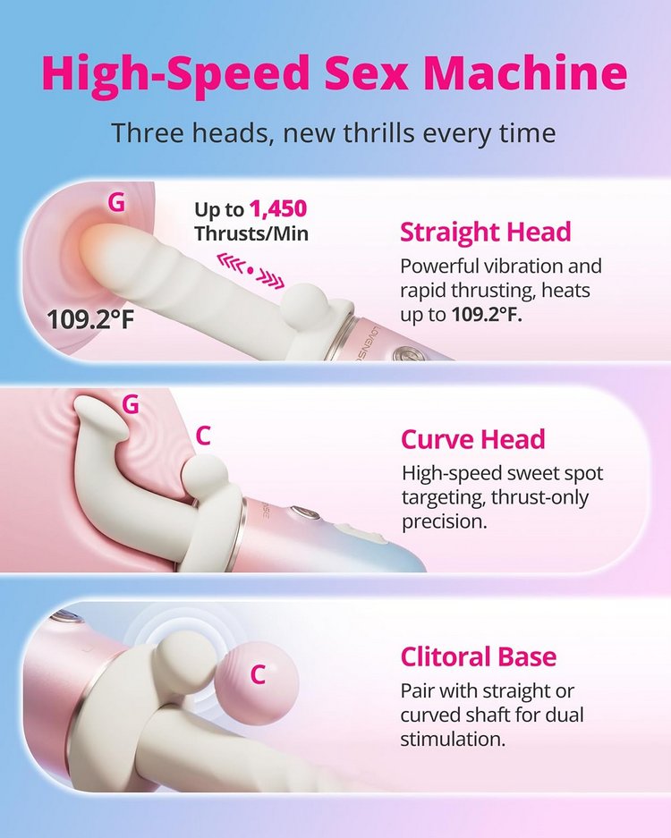 Máy thủ dâm Lovense Spinel rung thụt sưởi ấm, tốc độ Turbo 1450 lần/phút, thiết kế cao cấp.