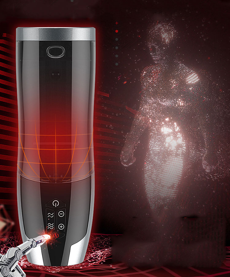 Ruột âm đạo TPE 3D của máy thủ dâm Piston Heat IR siêu mềm ôm khít