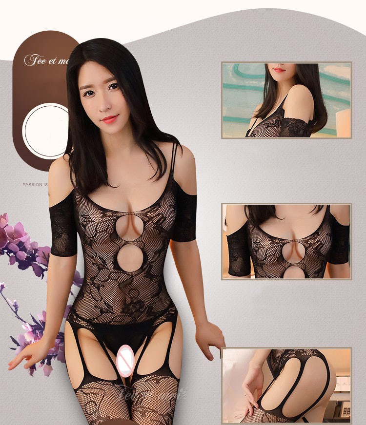Bodystocking xuyên thấu sexy freesize cho nữ