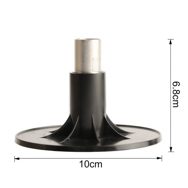 Đế hút máy thủ dâm Gun Power kích thước 10cm x 6.8cm, chất liệu nhựa ABS và hợp kim cao cấp.