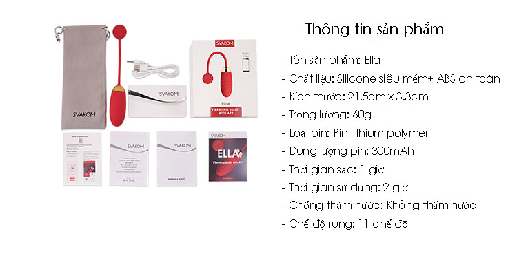 Hộp đựng sản phẩm SVAKOM ELLA 