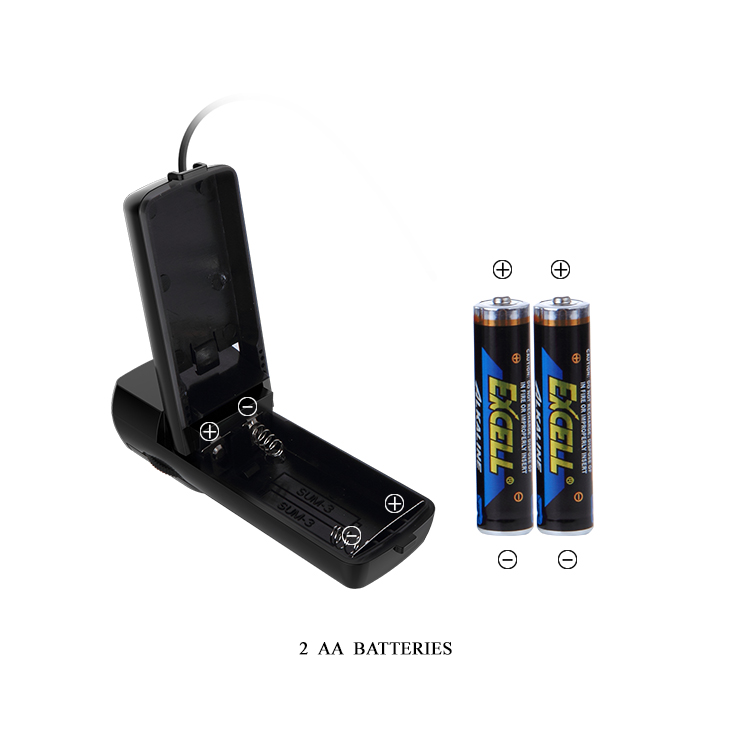 Kẹp ngực rung Flirt ABS cao cấp d&ugrave;ng pin AA bền bỉ