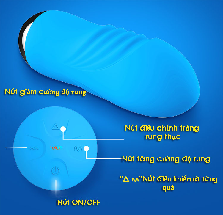 Trứng rung thục 2 đầu Leten dùng độc lập