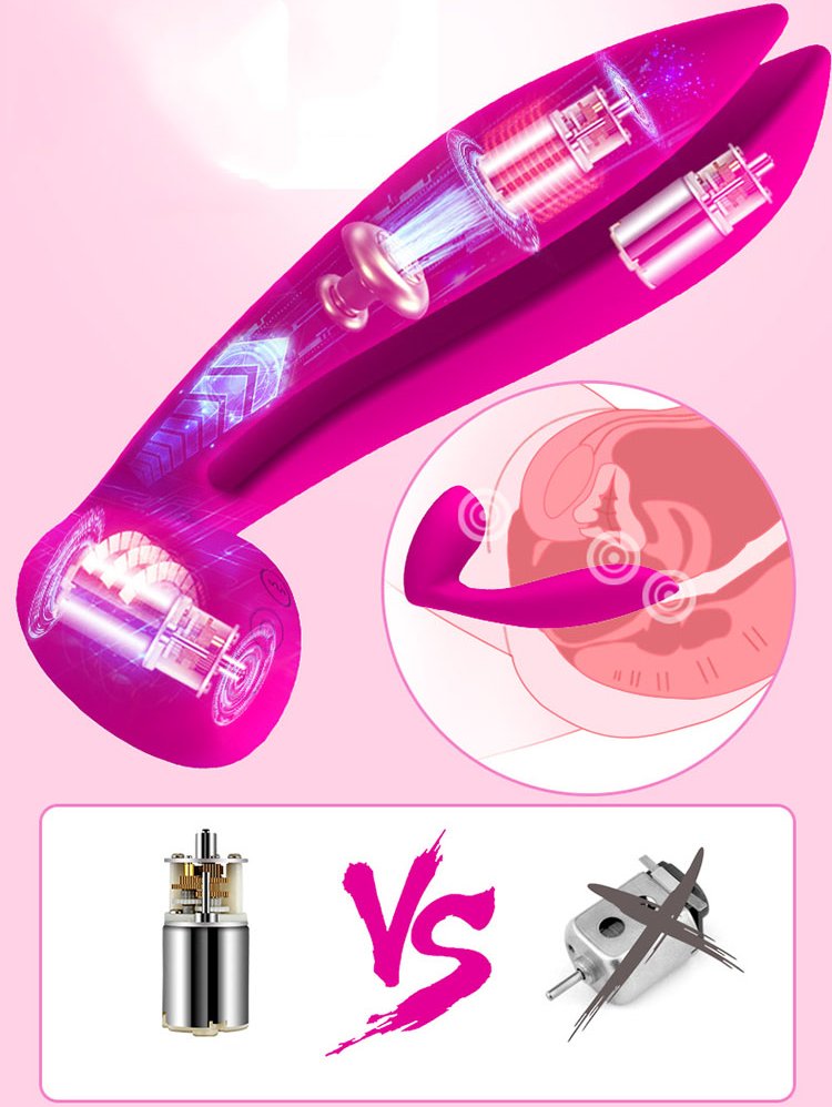 Tai thỏ rung Leten d&agrave;i 15.3cm với 3 động cơ rung mạnh mẽ