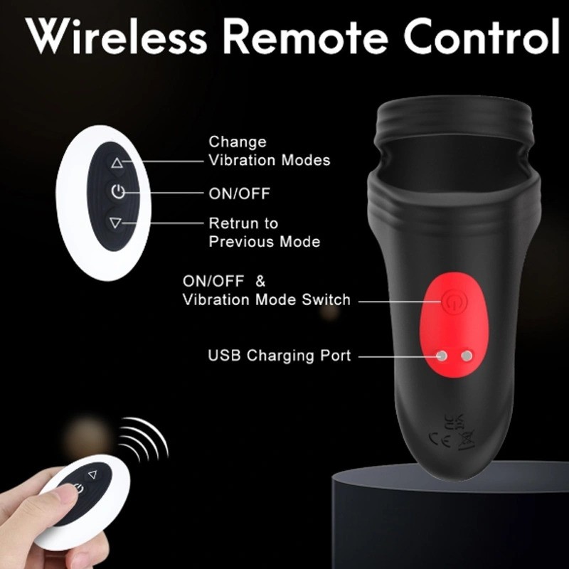 cockring rung lưỡi liếm silicone cao cấp Fanshiyao