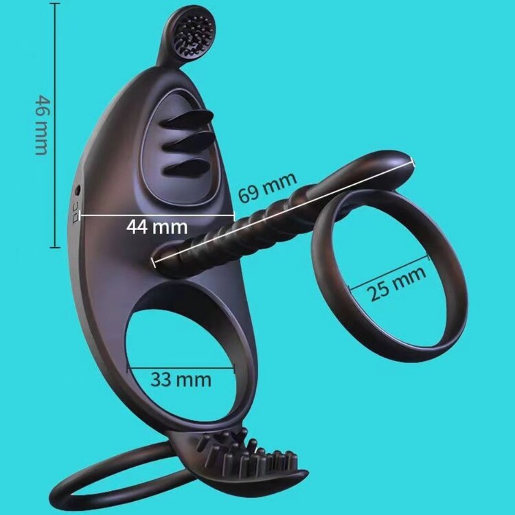 Vòng rung liếm đôn 3 trong 1 điều khiển từ xa